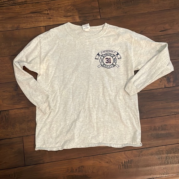 Gildan Other - Youth large long sleeve Fire Fighter Shirt